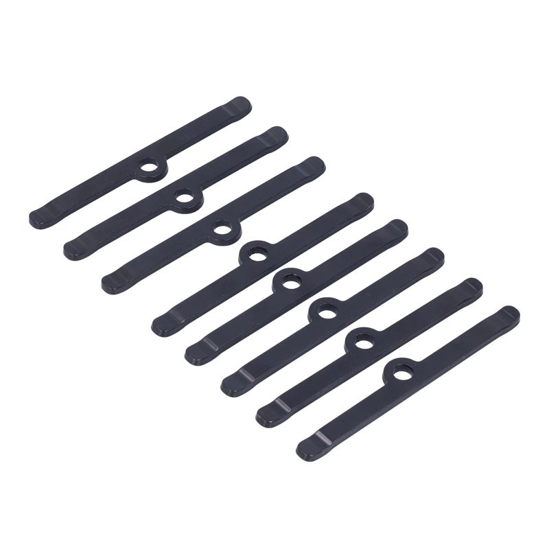 Aluminum Alloy Valve Cover Spreader Bars 8pcs 4-3/4in Replacement for Chevy SBC 283 305 327 350 383 400 Engines - Rustproof Bonnet Bolt Load Dispersal Hold Down Bars for Engine Gasket Seal - Image 2