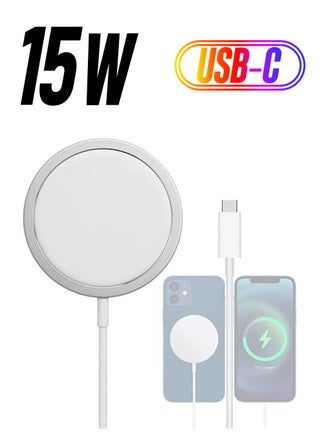 MagSafe Charger [MFI/UACK Certified] USB-C Fast Charging, Wireless Magnetic Fast PD Charging up to 15W, Compatibility with iPhone 14, 14 Plus, 14 Pro, 14 Pro Max, 13, 12 Series, AirPods Pro 2 - pzsku/ZB84910B7C06B5063560BZ/45/_/1738267111/3a01375b-6d2f-48b6-961b-98b4d4339ac6