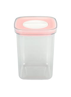 Thoraya Kitchen Food Storage Box Airtight Food Storage Container Sealed Transparent Tank with Lid for Mixed Grain Rice Pink 1300ml  - Image 1