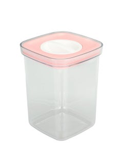 Thoraya Kitchen Food Storage Box Airtight Food Storage Container Sealed Transparent Tank with Lid for Mixed Grain Rice Pink 1300ml  - Image 2