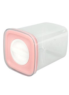 Thoraya Kitchen Food Storage Box Airtight Food Storage Container Sealed Transparent Tank with Lid for Mixed Grain Rice Pink 1300ml  - Image 3