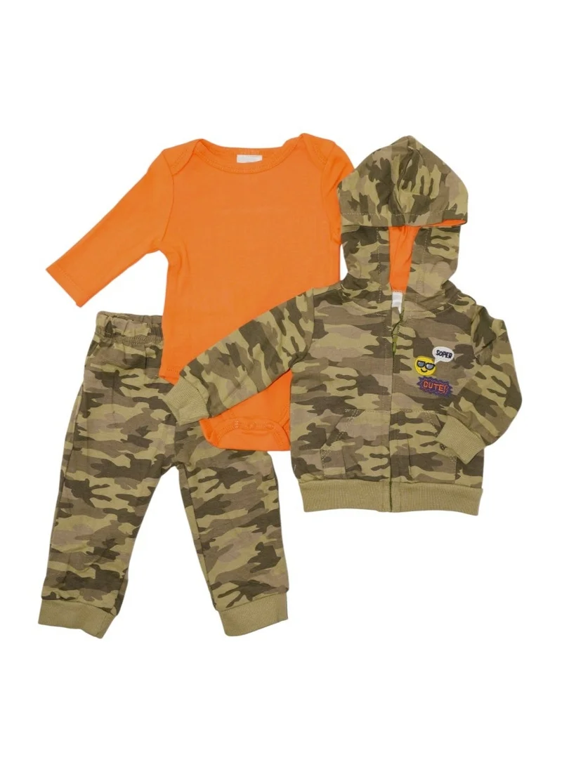 Bambimici Bambimici Army Hoodie Set - Multicolor