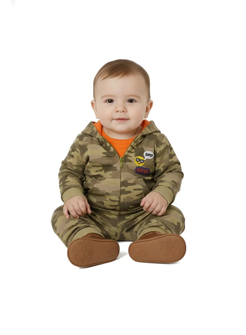 Bambimici Bambimici Army Hoodie Set - Multicolor