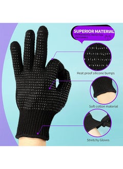 Teenitor Heat Resistant Glove With Silicone Bumps For Hair Iron Tool, Professional Heat Gloves For Heat Press, Heat Protectant Gloves For Hair Styling, Sublimation Gloves Heat Resistant (Black) - pzsku/ZB8494F8CEC60F641F299Z/45/_/1724398615/4905161b-63ef-4fe2-aed2-91f8523eea8b