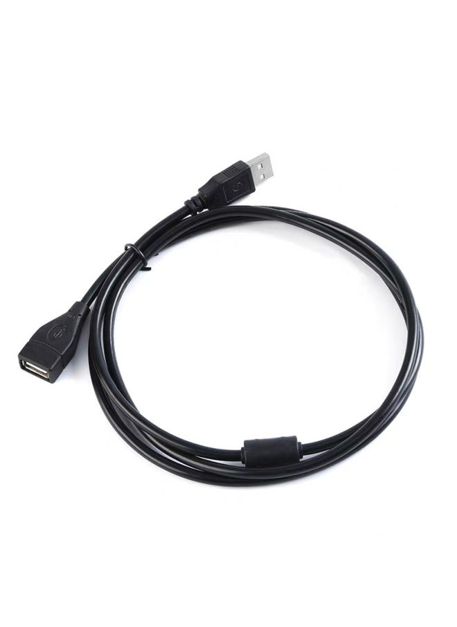 Generic 1.5 M 3 M Black A/F2.0usb Data Extension Cable Lengthened U Disk Mouse Male To Female All Copper Core-Color:1M Bare Wire Eight-character Tie-Length:Other  - Image 4