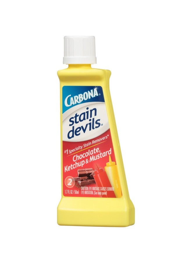 كاربونا وصمة عار الشياطين 2 الكاتشب والخردل والشوكولاتة | مزيل بقع الغسيل ذو القوة الاحترافية | منظف متعدد الأقمشة | آمن على البشرة والأقمشة القابلة للغسل | 1.7 أونصة سائلة، 1 عبوة - Image 3