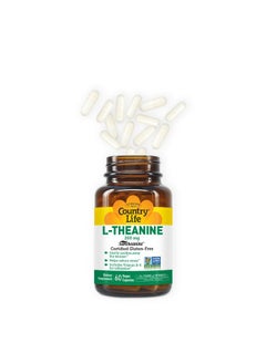 Country Life Ltheanine 200Mg Suntheanine Ltheanine 60 Vegan Capsules Certified Gluten Free Certified Vegan Certified Halal  - Image 4