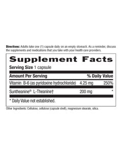 Country Life Ltheanine 200Mg Suntheanine Ltheanine 60 Vegan Capsules Certified Gluten Free Certified Vegan Certified Halal  - Image 3