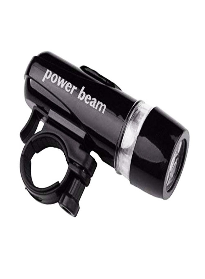 Shomex Bicycle Cycle Power Beam 5 LED Front Head Light Suitable for Bicycle Cycling Bike Hiking Camping Field Sports Light Ultra Bright 5 LED Front Rear Safety Flashlight Tail Light Lamp - Image 1