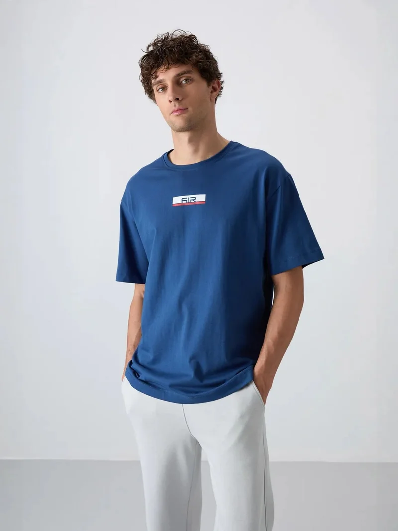 TOMMYLIFE TOMMY Oversized Cotton Logo Patch T-Shirt