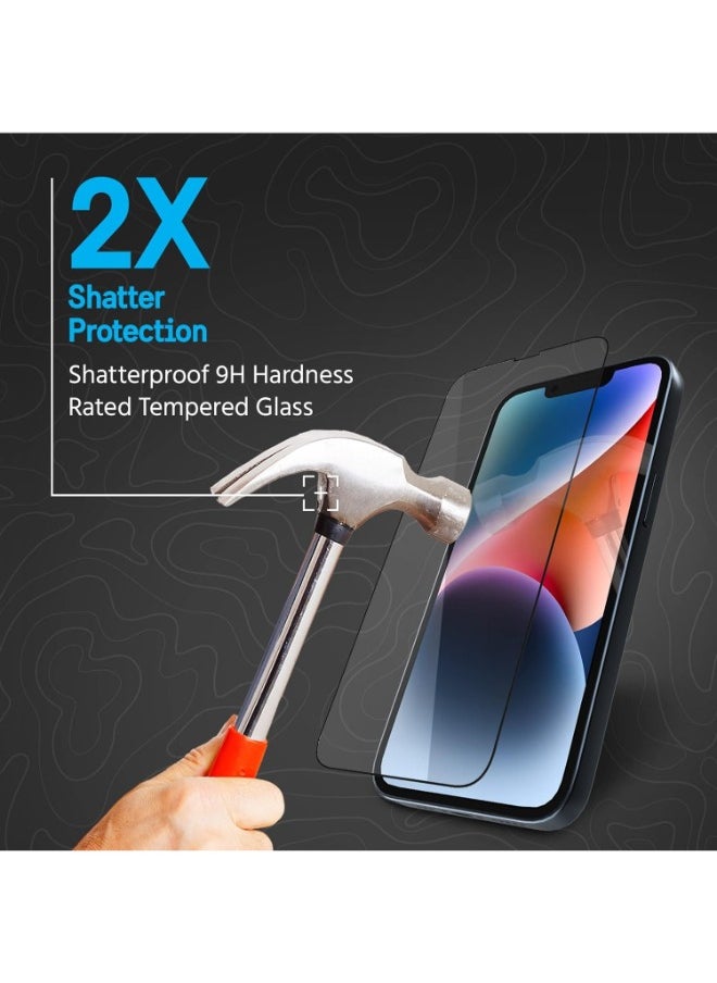 Ultra Rugged Screen Protector for iPhone 14 Plus - INTERCEPTOR Series - Ultra Glass