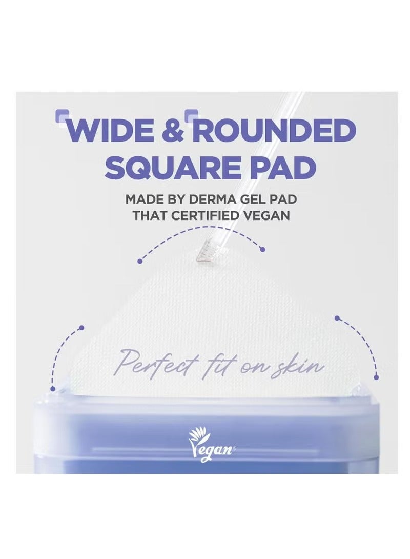 MEDIHEAL Watermide Moisture Pad - Square Cotton Facial Toner Pads with Icelandic Glacial Water - Improve Skin Temperature, Hydrating to Dry, Puffy, Coarse Skin -Vegan Eco Silk,100 Pads - Image 3