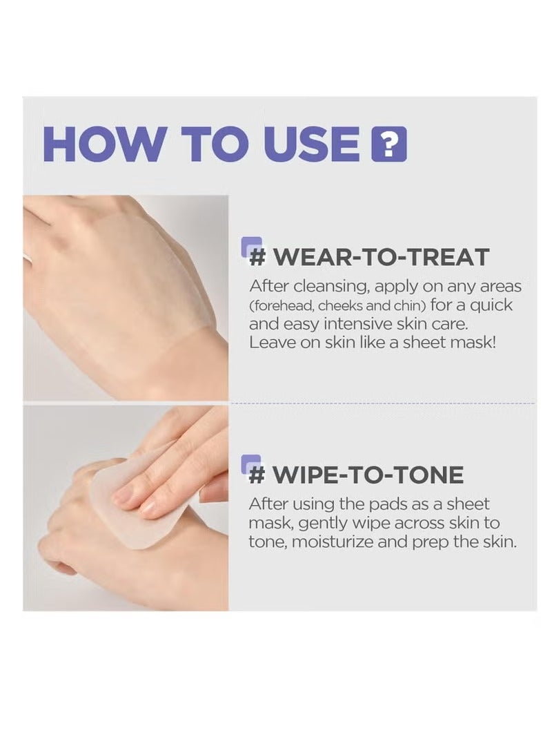 MEDIHEAL Watermide Moisture Pad - Square Cotton Facial Toner Pads with Icelandic Glacial Water - Improve Skin Temperature, Hydrating to Dry, Puffy, Coarse Skin -Vegan Eco Silk,100 Pads - Image 5