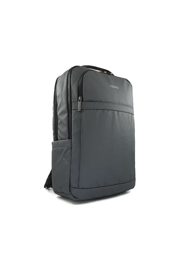 Cedro Cedro Durable Laptop Backpack – Grey | Strong 600D Polyester, Daily & Work Use
