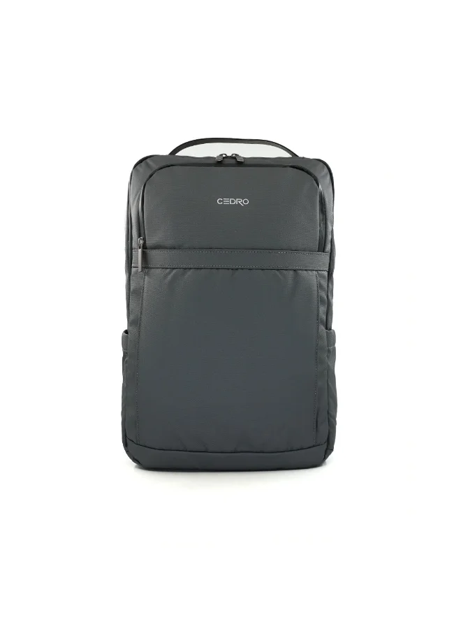 Cedro Cedro Durable Laptop Backpack – Grey | Strong 600D Polyester, Daily & Work Use
