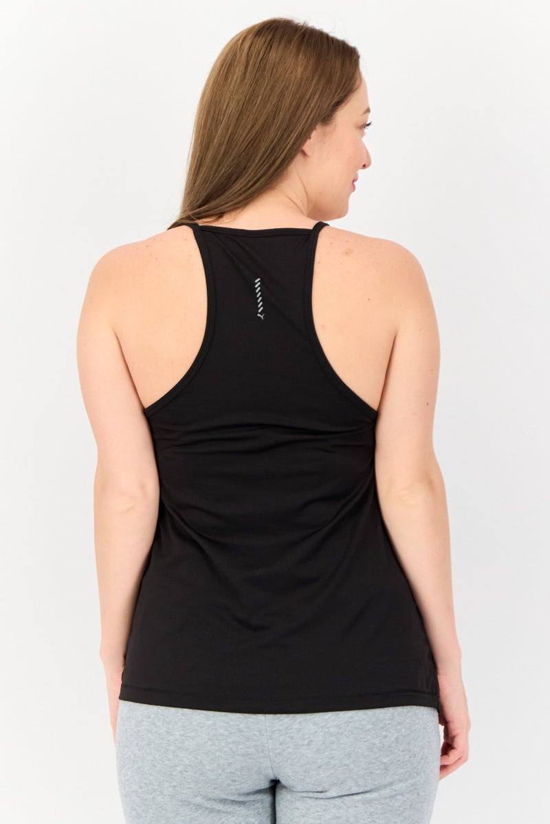 PUMA Women Sportswear Fit Sleeveless Running Tank Top, Black  - Image 2