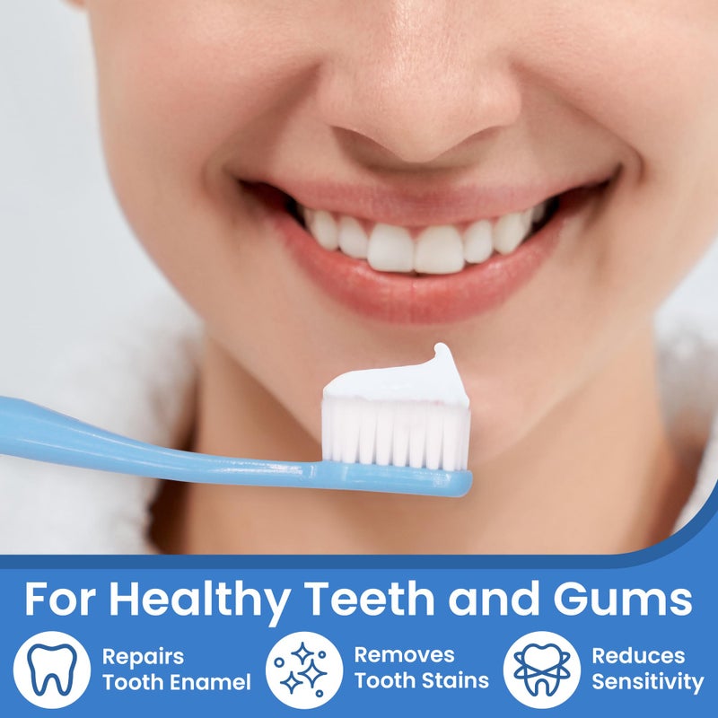 Pearlie White Active Remineralization Fluoride Free Toothpaste - 3.8oz/110gm - Remineralizing Toothpaste for Tooth Enamel Repair - Helps Remove Stains - Contains Hydroxyapatite and Xylitol - Pack of 2 - Image 5