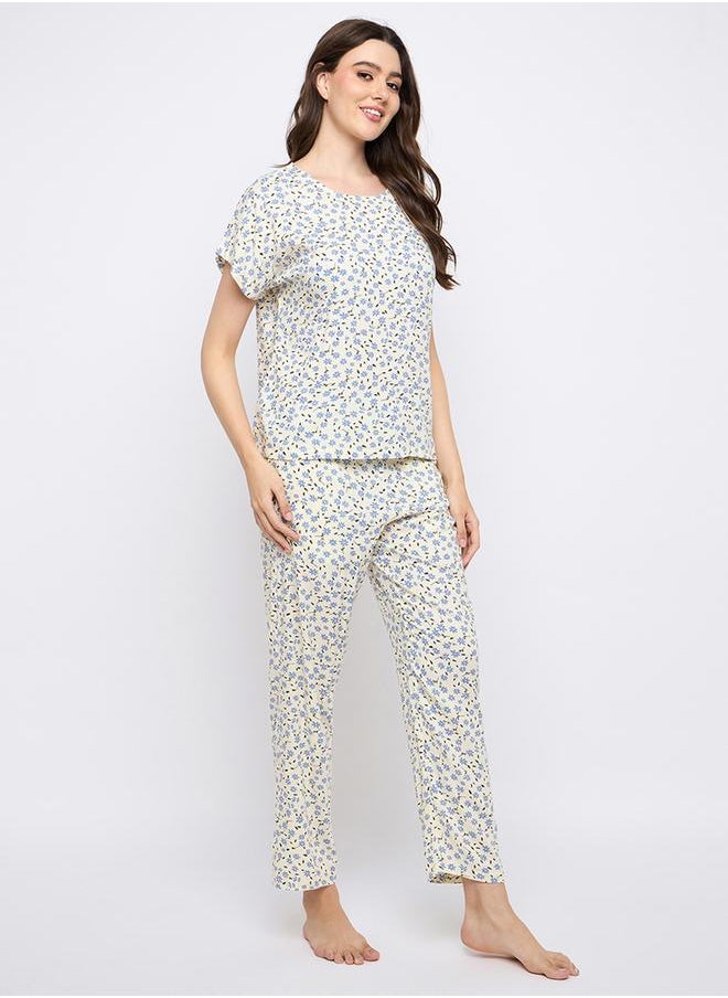 Printed Round Neck Top and Pyjama Set - pzsku/ZB849FCE663D6D8509626Z/45/1741120032/aaf85032-4c64-42c8-b8c9-10a826a63837