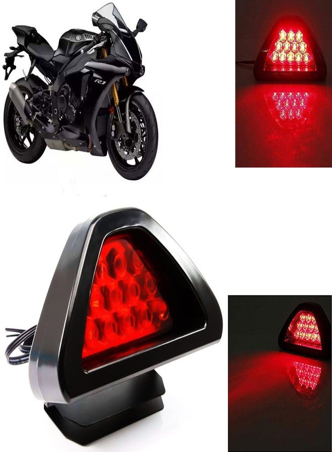 Auto Pearl™ Triangle Bike Rear Brake light Tail light compatible with YZF R1 - Image 2