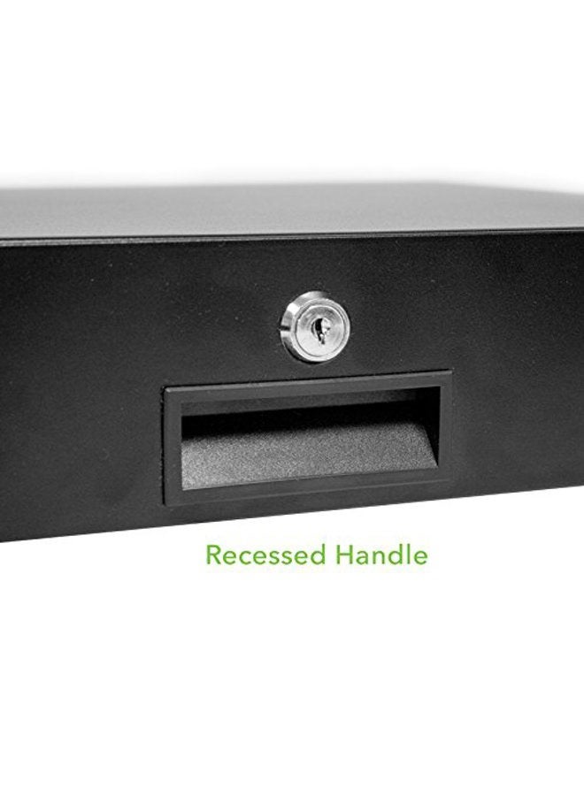 NavePoint Server Cabinet Case 19 Inch Rack Mount DJ Locking Lockable Deep Drawer with Key 4U - Image 4