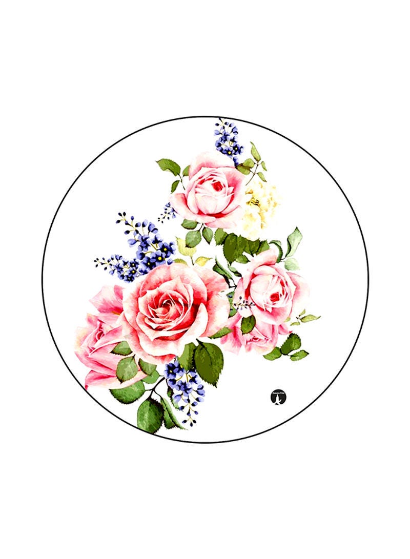 RKN Flowers Round Mouse Pad Multicolour
