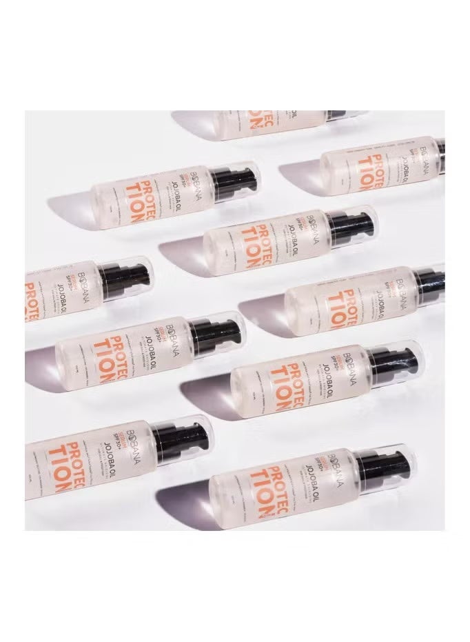 بوبانا سيروم للشعر مضاد للتجعد مع زيت الجوجوبا للأطراف المتقصفة والحماية من الشمس - خالٍ من الكبريتات والبارابين - (100 مل) - Image 2