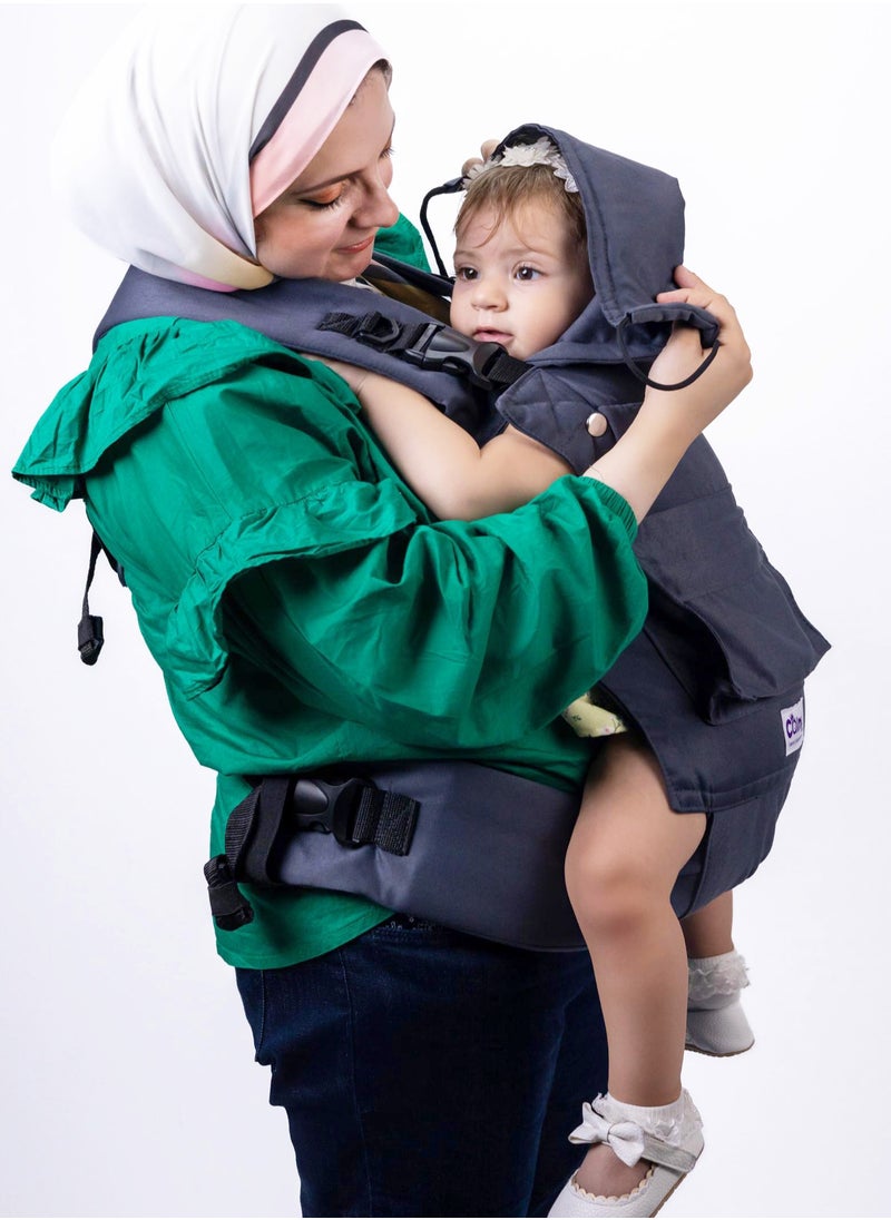 Calmy Click Baby Carrier (1 M To 3 Y)- M-Position- Grey - pzsku/ZB84A1FC9B10A066CE85EZ/45/_/1704446993/08bfa332-cc1f-45e3-94bb-93e03f74fa61