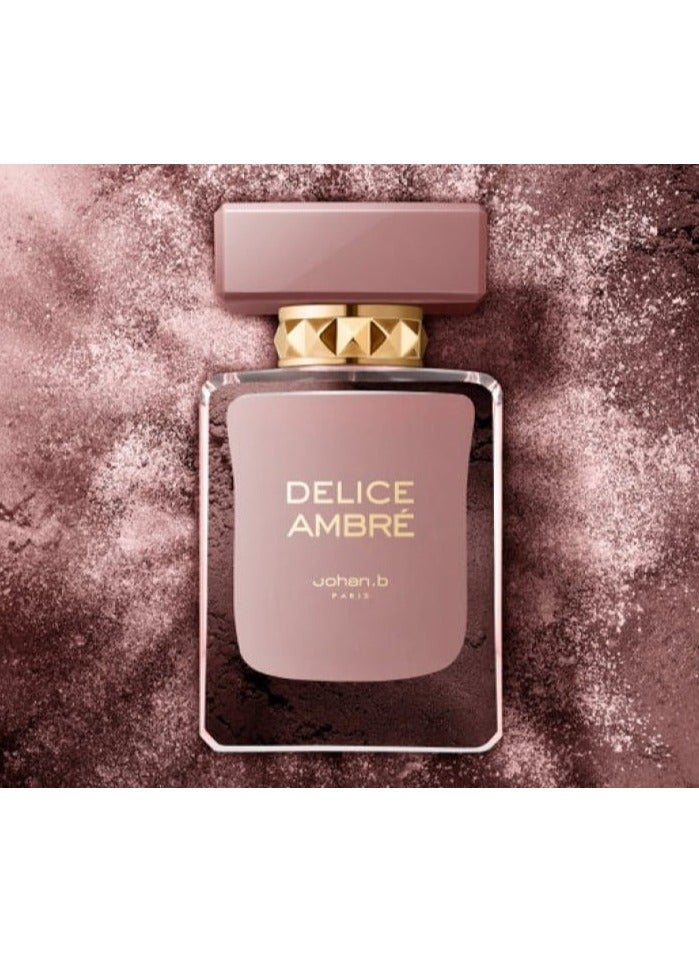 johan.b DELICE AMBRE PARIS EAU DE PARFUM SPRAY 85ml - Image 1