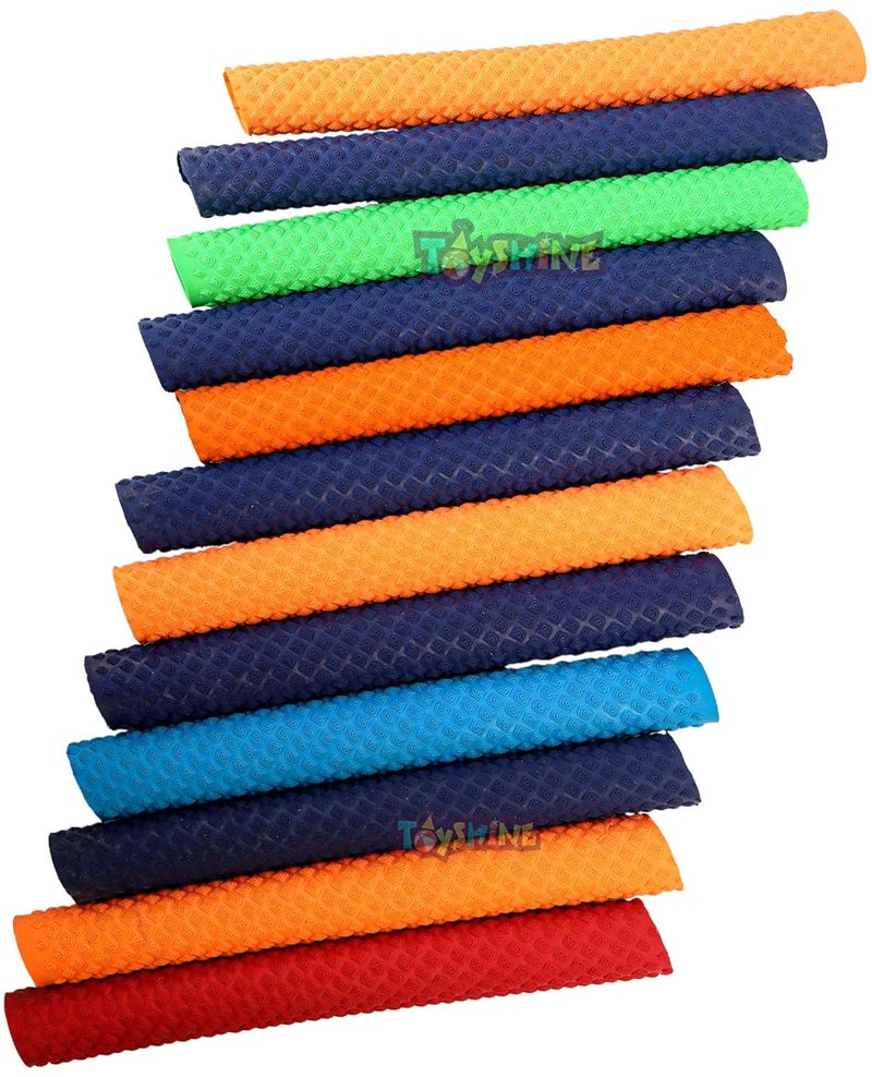 Toyshine Cricket Bat Grip Pyramid Design Pack of 12 Color may vary TP - Image 1