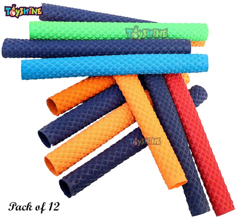 Toyshine Cricket Bat Grip Pyramid Design Pack of 12 Color may vary TP - Image 2
