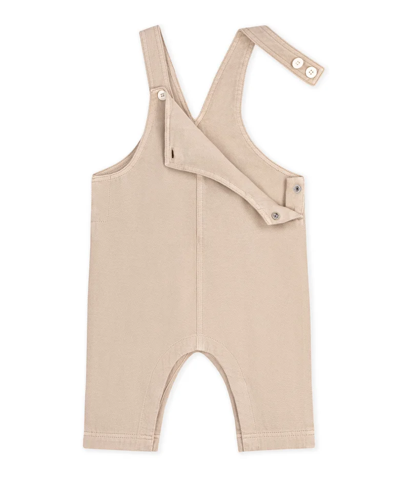 بيتي باتو Babies' Long-Leg Plain Twill Dungarees