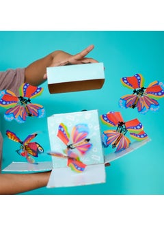 Oye Happy Oye Happy Butterfly Gift Box : Valentine's, Anniversary, or Birthday surprise for Couples. Ideal for Him/Her, Husband/Wife, Lover, Fiance. Best for Long Distance Love! (Easel & Greeting card)  - Image 1
