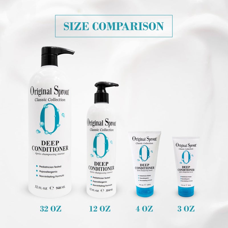 Original Sprout بلسم عميق من أورجينال سبراوت لجميع أنواع الشعر، بلسم نباتي، زجاجة 12 أونصة - Image 5