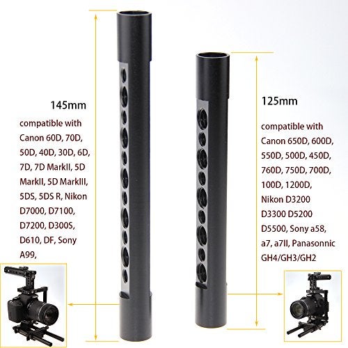 CAMVATE Camera Cage Rig Top Handle Tripod Mount Plate Compatible for Sony PanasonnicBlack 1136 - Image 3