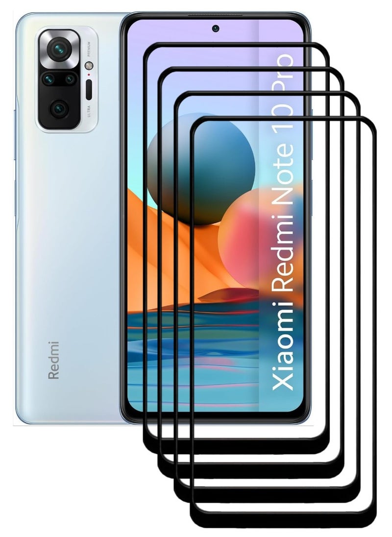 ACLIX 4 Pieces Antistatic ESD Dustproof Premium Quality High Definition Tempered Glass Screen Protector Designed For Xiaomi Redmi Note 10 Pro - Image 1