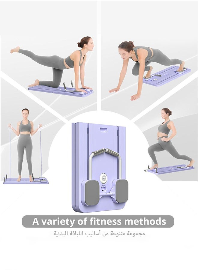 JoyousSto Pilates Board,Multifunctional Abdominal Board, Ab Core Trainer, Ab Trainer Machine, Ab Board, Exercise Board, Abs Workout Equipment, Core Workout Equipment,Purple  - Image 2