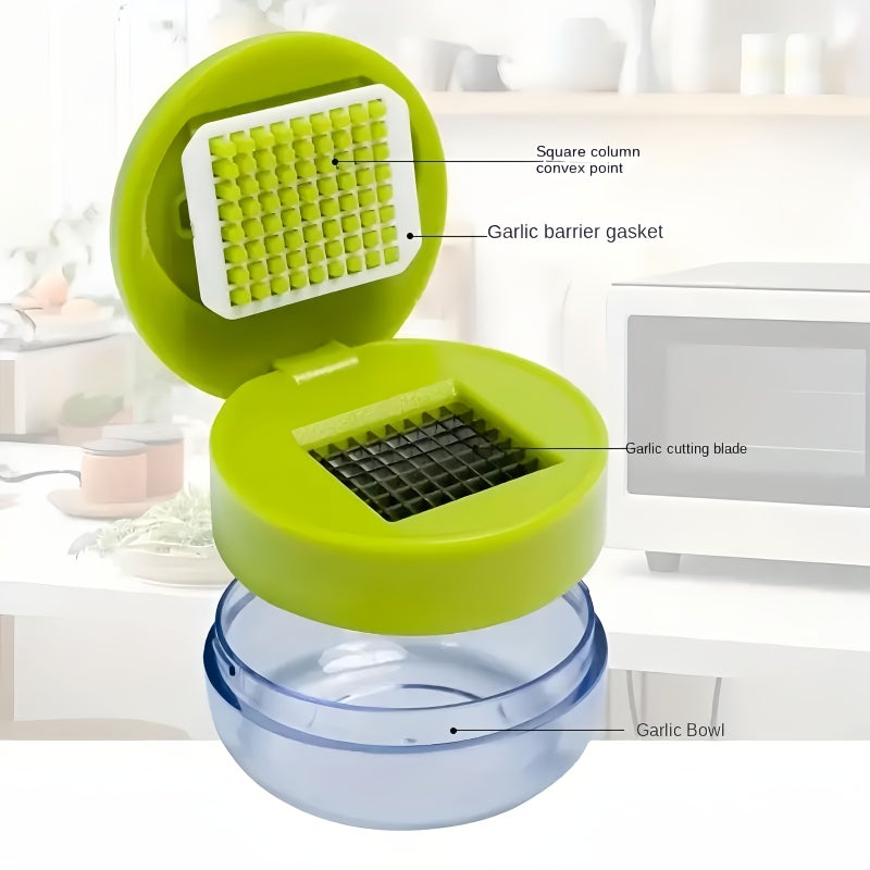Stainless Steel Manual Garlic Grinder Mini Handheld Chopper Ergonomic Handle No Electricity Durable Garlic Press - Image 4