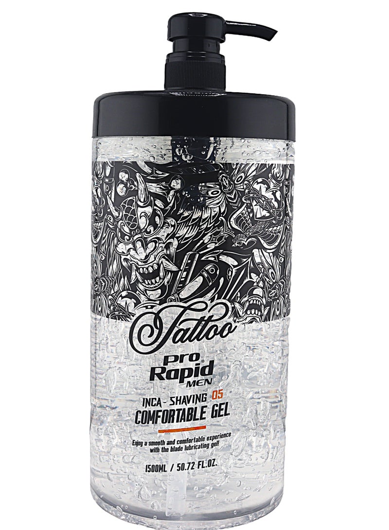تاتو جل الحلاقة المريح للرجال من سلسلة تاتو برورابايد، 1500 مل