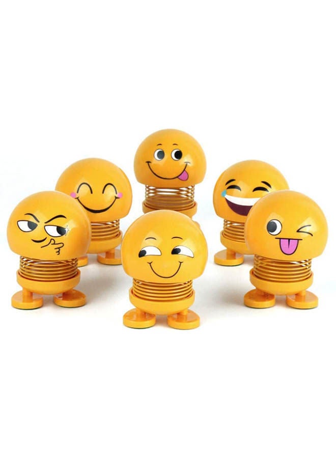 NIBEMINENT Ornament Spring Shaking Head Doll