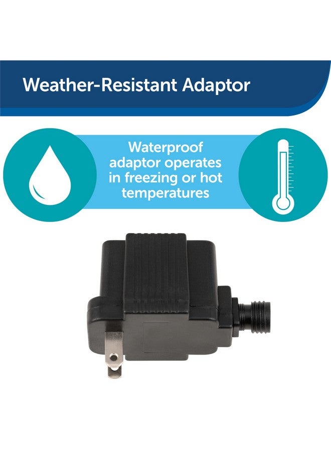 PetSafe Replacement Pump And Adaptor For The Drinkwell Outdoor Or Everflow Pet Fountains For Cats And Dogs  Easy To Clean  OutdoorRated Adaptor With AntiBite Cord Cover - Image 3