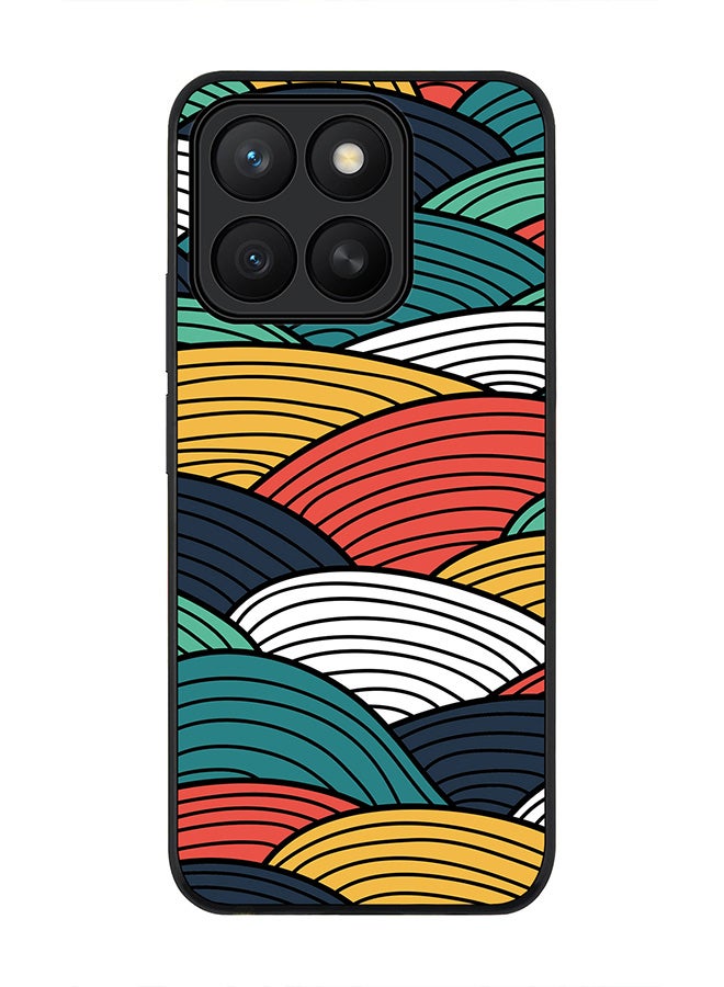 Stylizedd For Honor X8c Case,Slim fit Camera Protection, Shockproof Thin Phone cover  - Woven Colors