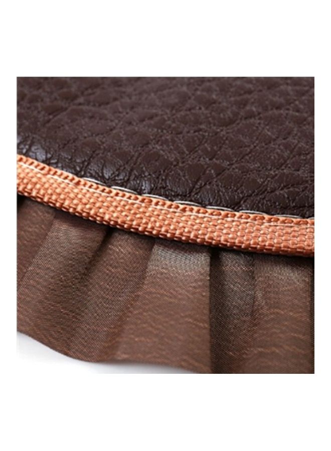 NIBEMINENT 2 Pieces Pasted Toilet Seat Cushion Set Washable Soft Warmer Cover Pad Multicolour 15x5x10cm - Image 3