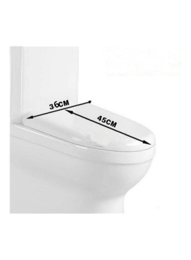 NIBEMINENT 2 Pieces Pasted Toilet Seat Cushion Set Washable Soft Warmer Cover Pad Multicolour 15x5x10cm - Image 4