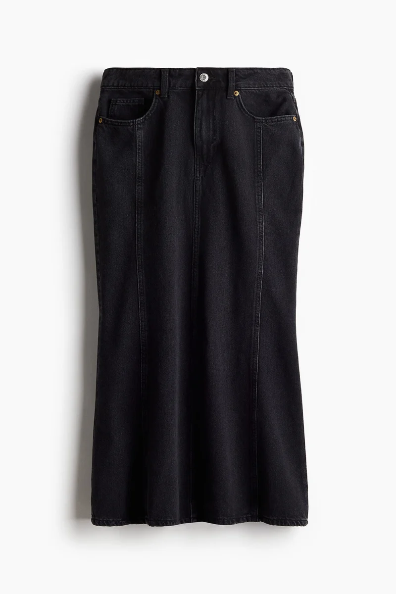 H&M Flared denim skirt