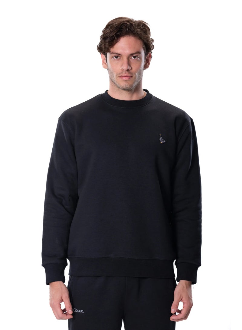 Naughty Goose Sweater Black - Image 1