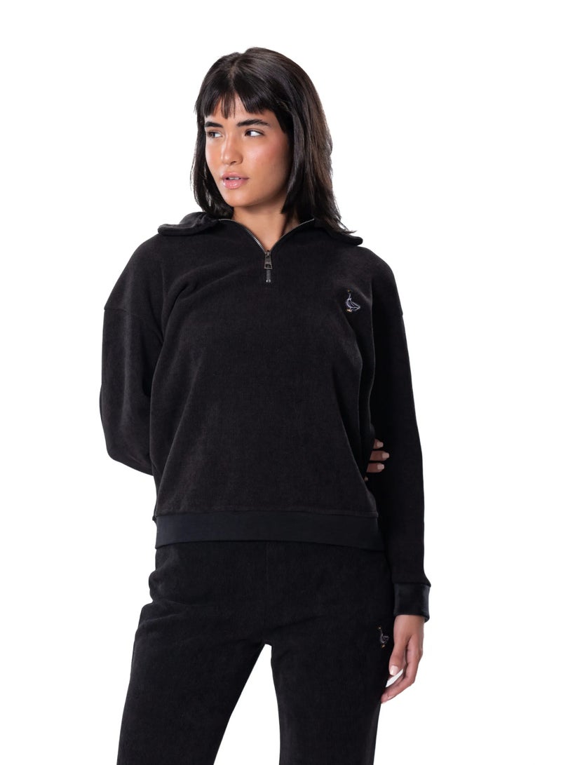 Naughty Goose Sweater Black - Image 5