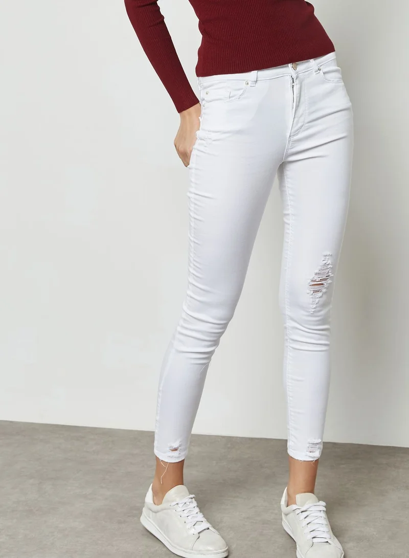 Miss Selfridge LIZZIE Knee Slit Jeans