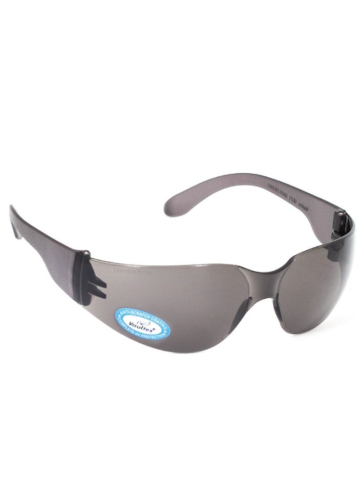 Vaultex Uv Protection Anti Scratch Resistant Safety Goggles Working Eye Protection Spectacles Grey Lens