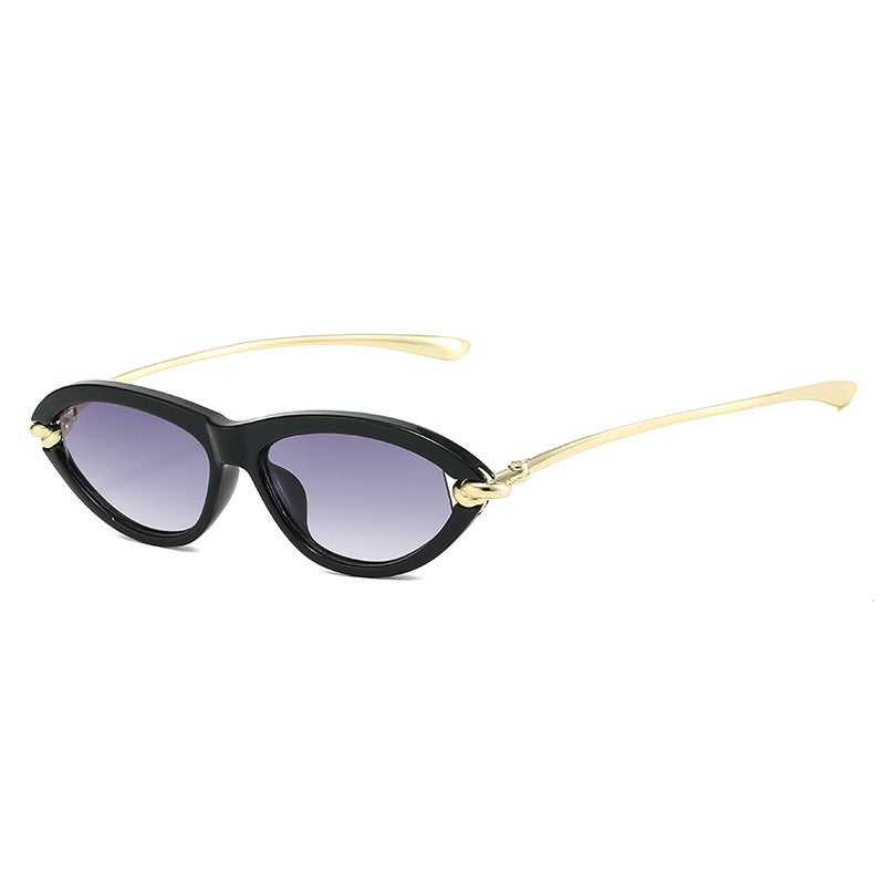 النظارات الشمسية الجديدة والأزياء Cat-Eye للنساء ، النظارات الشمسية الشخصية مثلثة الطراز الشارع ، نظارات حماية الشمس للمرأة ، العصرية - Image 4
