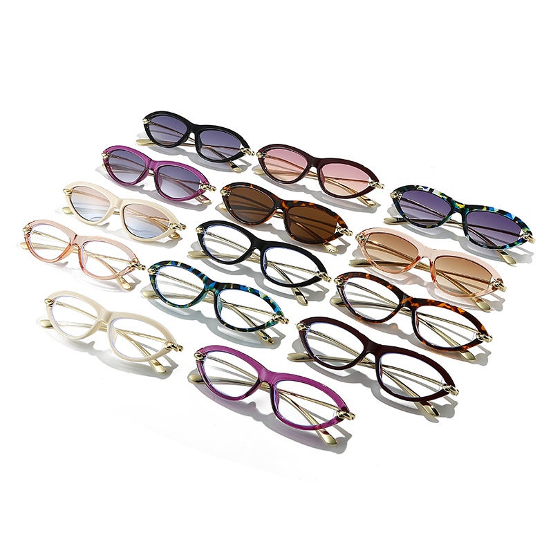 النظارات الشمسية الجديدة والأزياء Cat-Eye للنساء ، النظارات الشمسية الشخصية مثلثة الطراز الشارع ، نظارات حماية الشمس للمرأة ، العصرية - Image 3